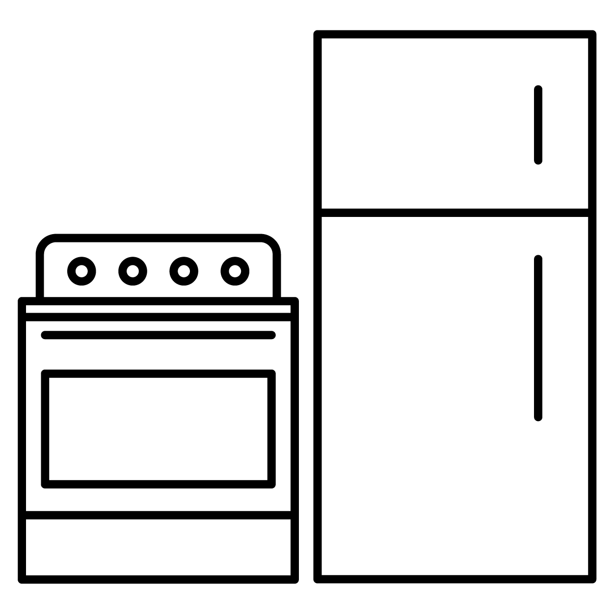 Full sized appliances